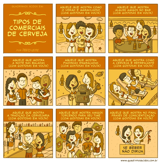 comerciais de cerveja